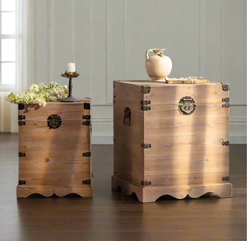 Accent Tables with Storage - 2-Piece Set
