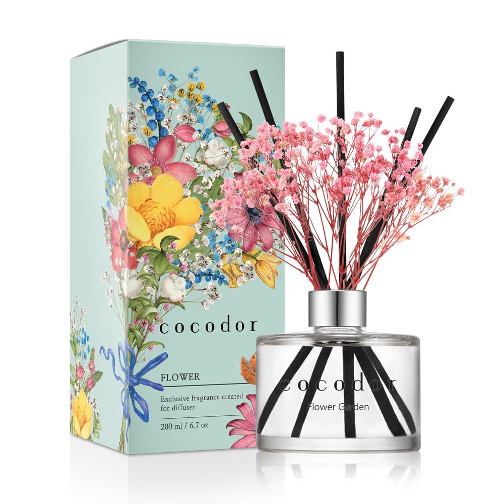 Cocodor Flower Reed Diffuser Set - 6.7 oz