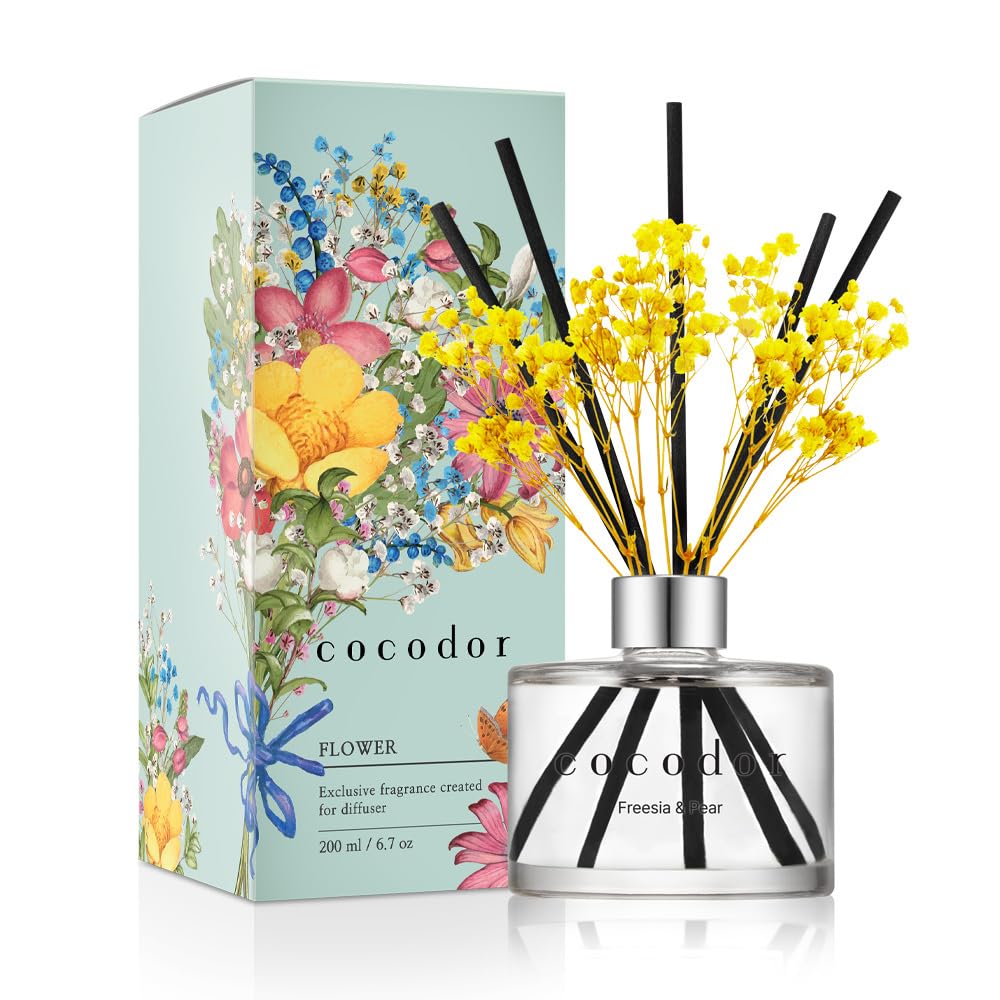 Cocodor Flower Reed Diffuser Set - 6.7 oz
