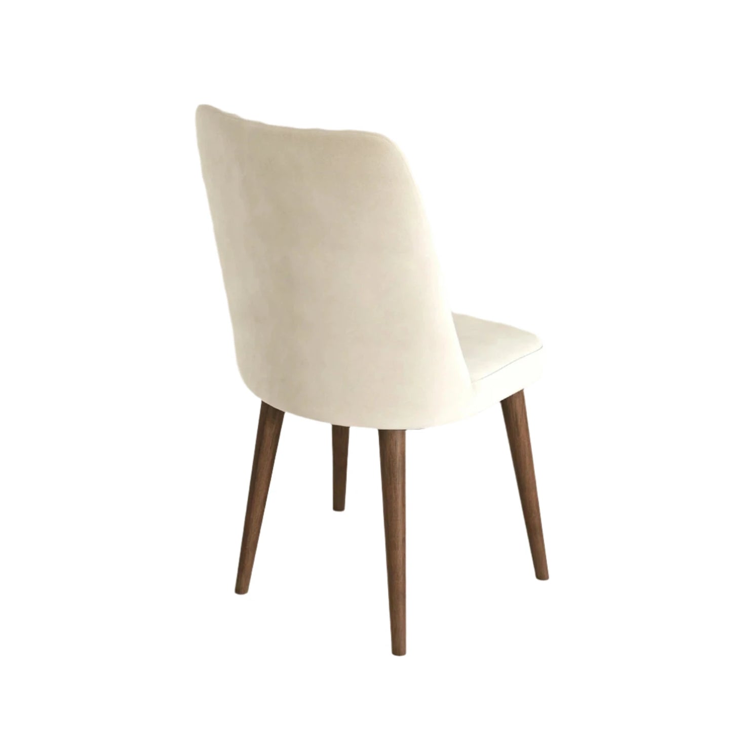 Katie Beige Velvet Dining Chair - Set Of 2