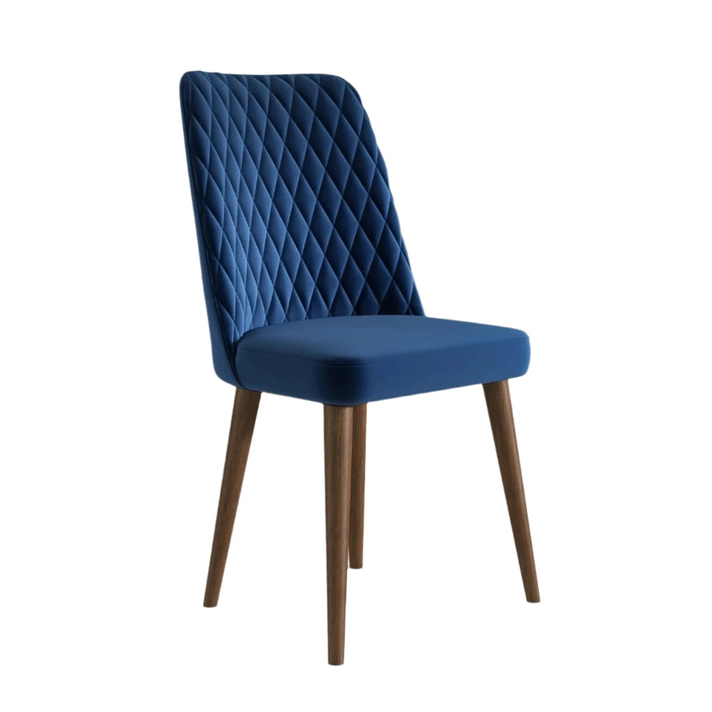 Katie Navy Blue Velvet Dining Chair - Set Of 2