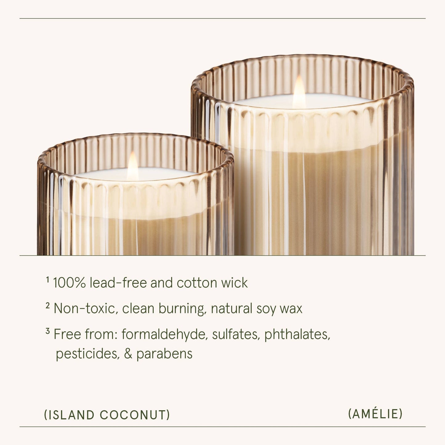 La Jolie Muse Amélie Collection - Island Coconut 11oz Candle