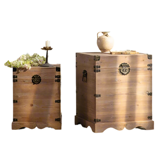 Accent Tables with Storage - 2-Piece Set