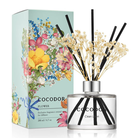 Cocodor Flower Reed Diffuser Set - 6.7 oz