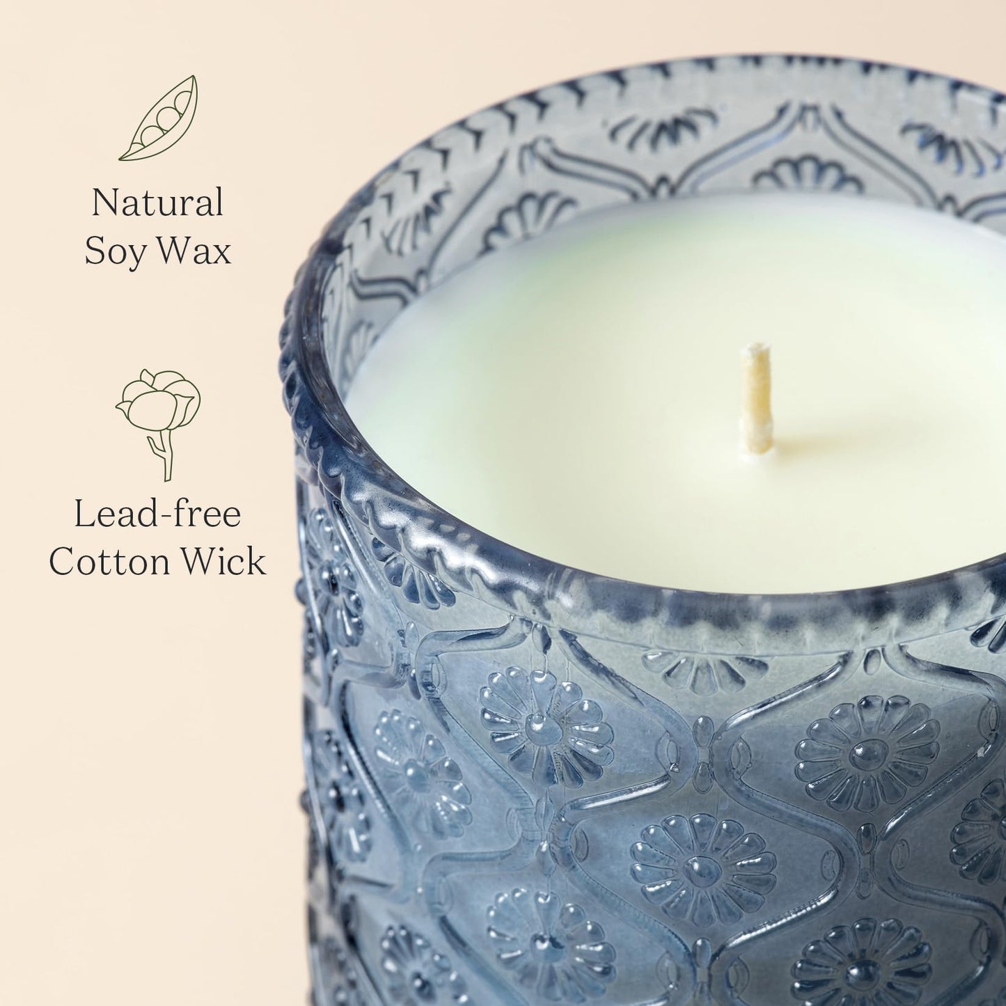 La Jolie Muse Natural Soy Scented Candle - 6oz 40 Hour Burn Time