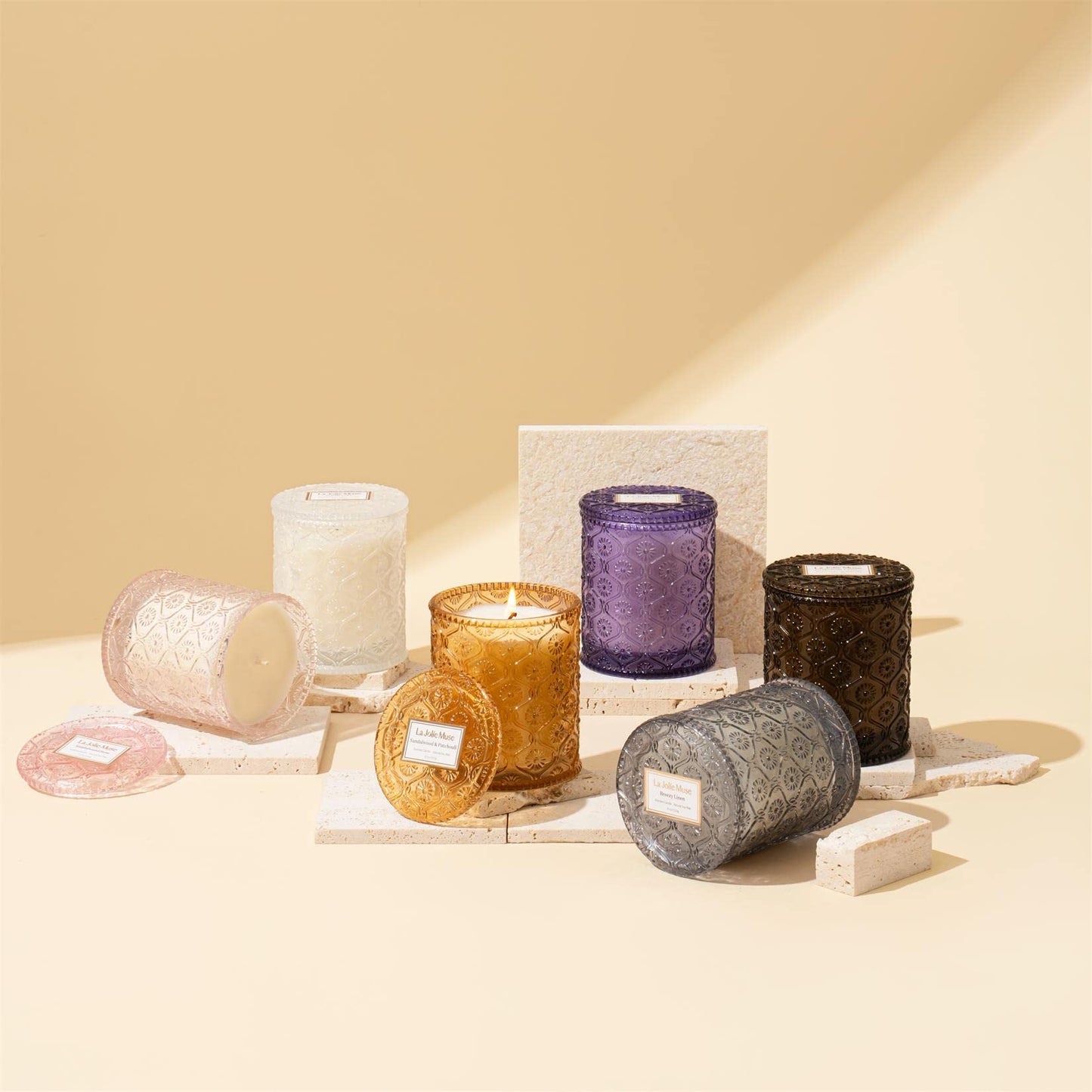 La Jolie Muse Natural Soy Scented Candle - 6oz 40 Hour Burn Time