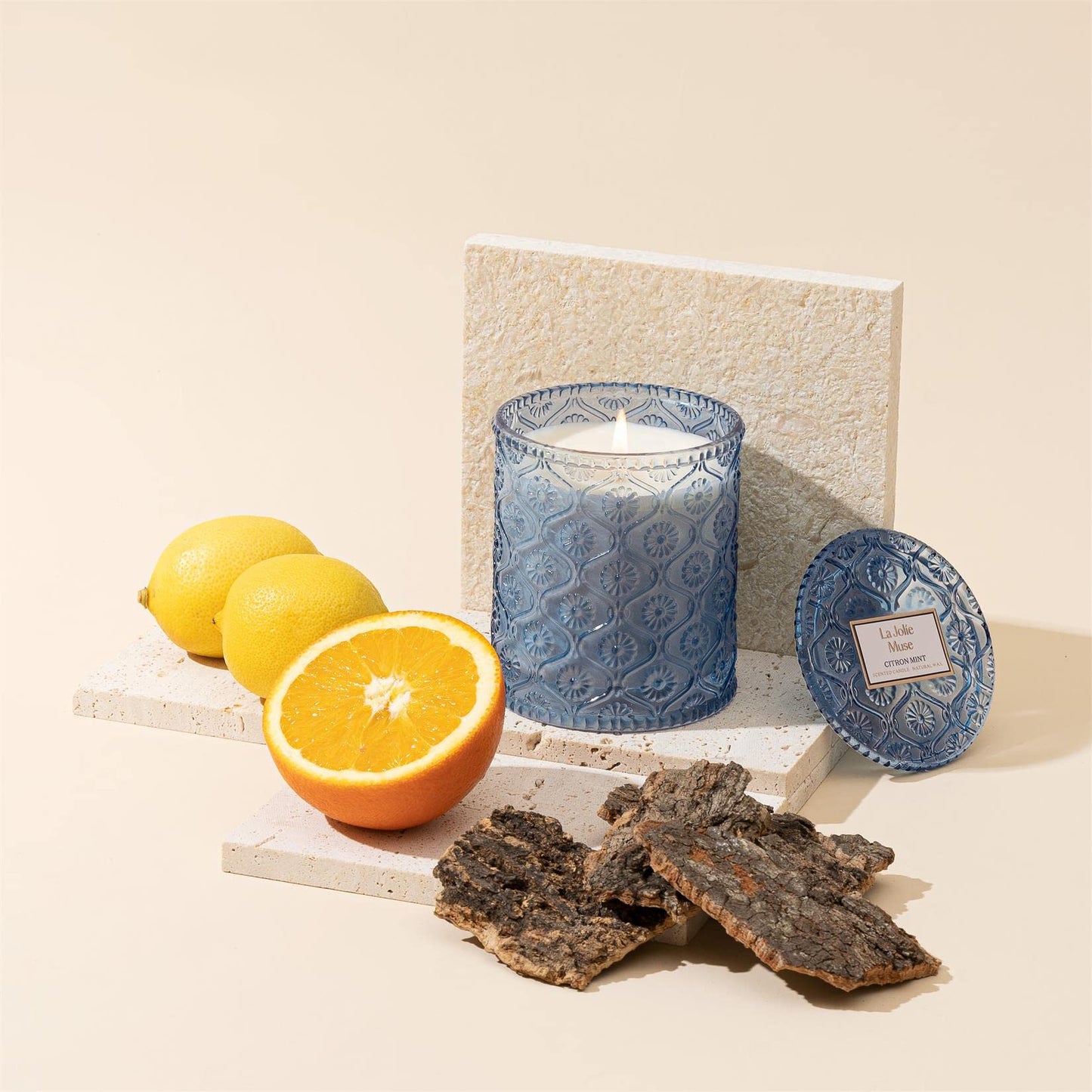 La Jolie Muse Natural Soy Scented Candle - 6oz 40 Hour Burn Time