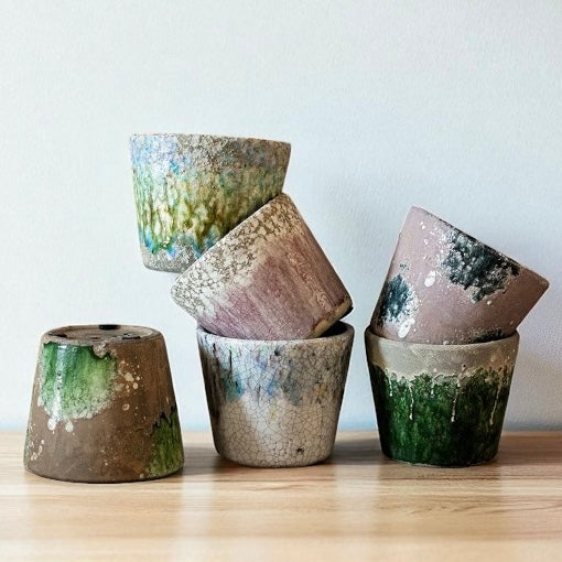 Multi-Colored Terracotta Pot in Various Styles