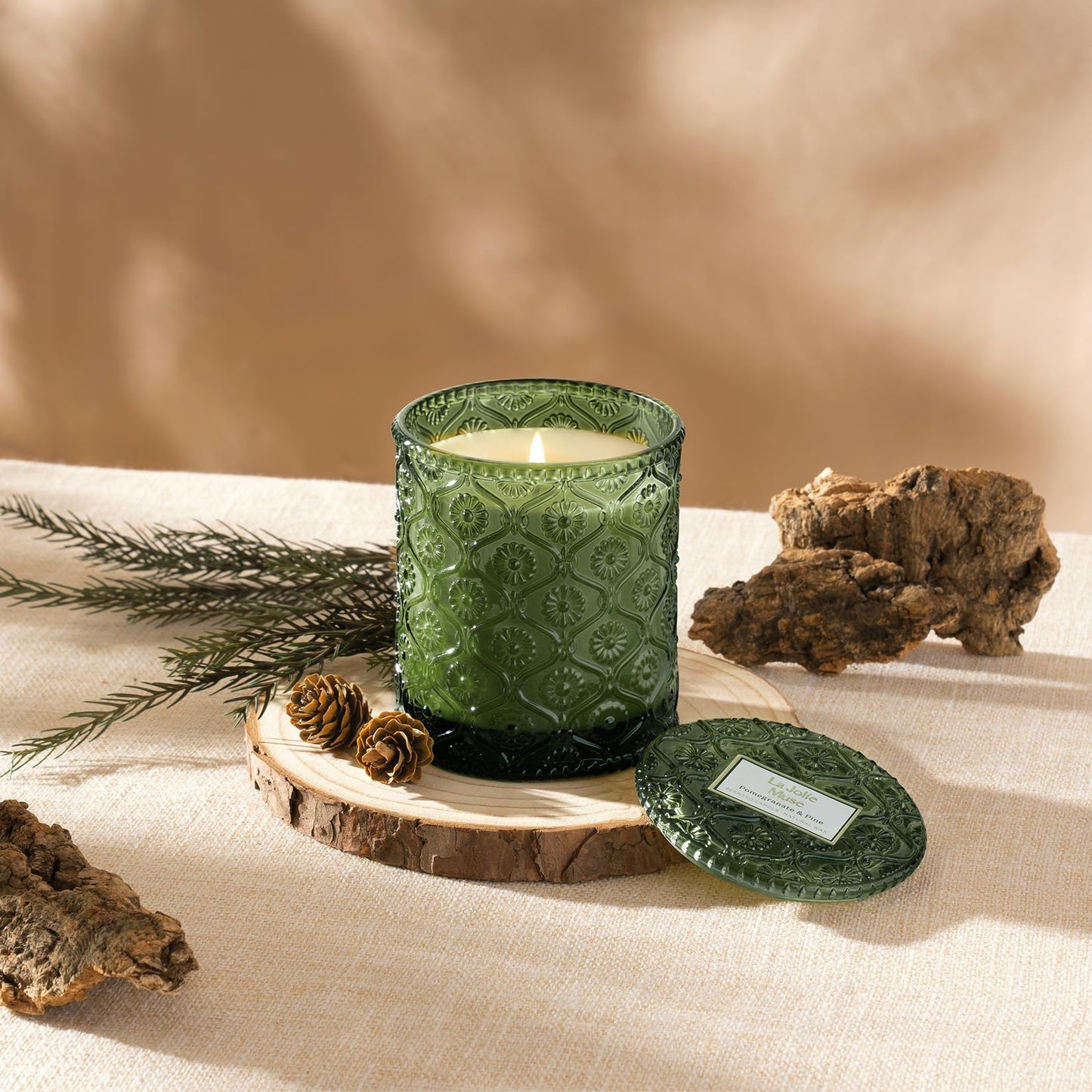 La Jolie Muse Natural Soy Scented Candle - 6oz 40 Hour Burn Time