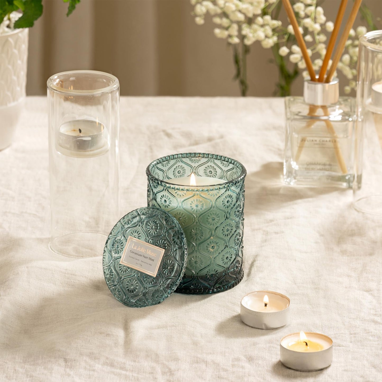 La Jolie Muse Natural Soy Scented Candle - 6oz 40 Hour Burn Time