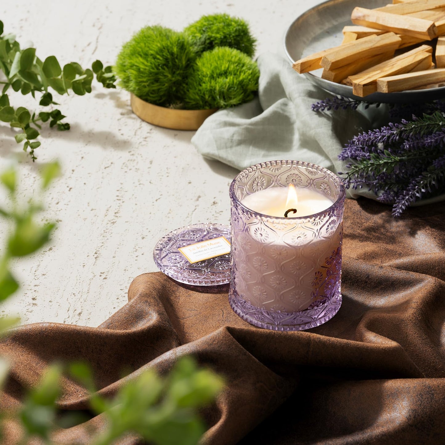 La Jolie Muse Natural Soy Scented Candle - 6oz 40 Hour Burn Time
