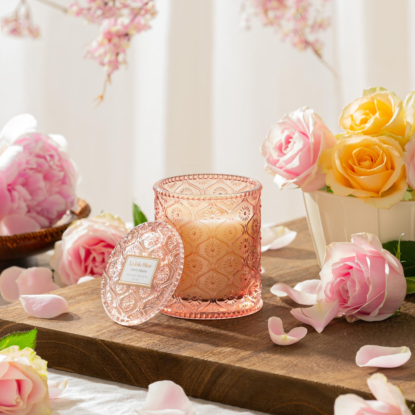 La Jolie Muse Natural Soy Scented Candle - 6oz 40 Hour Burn Time