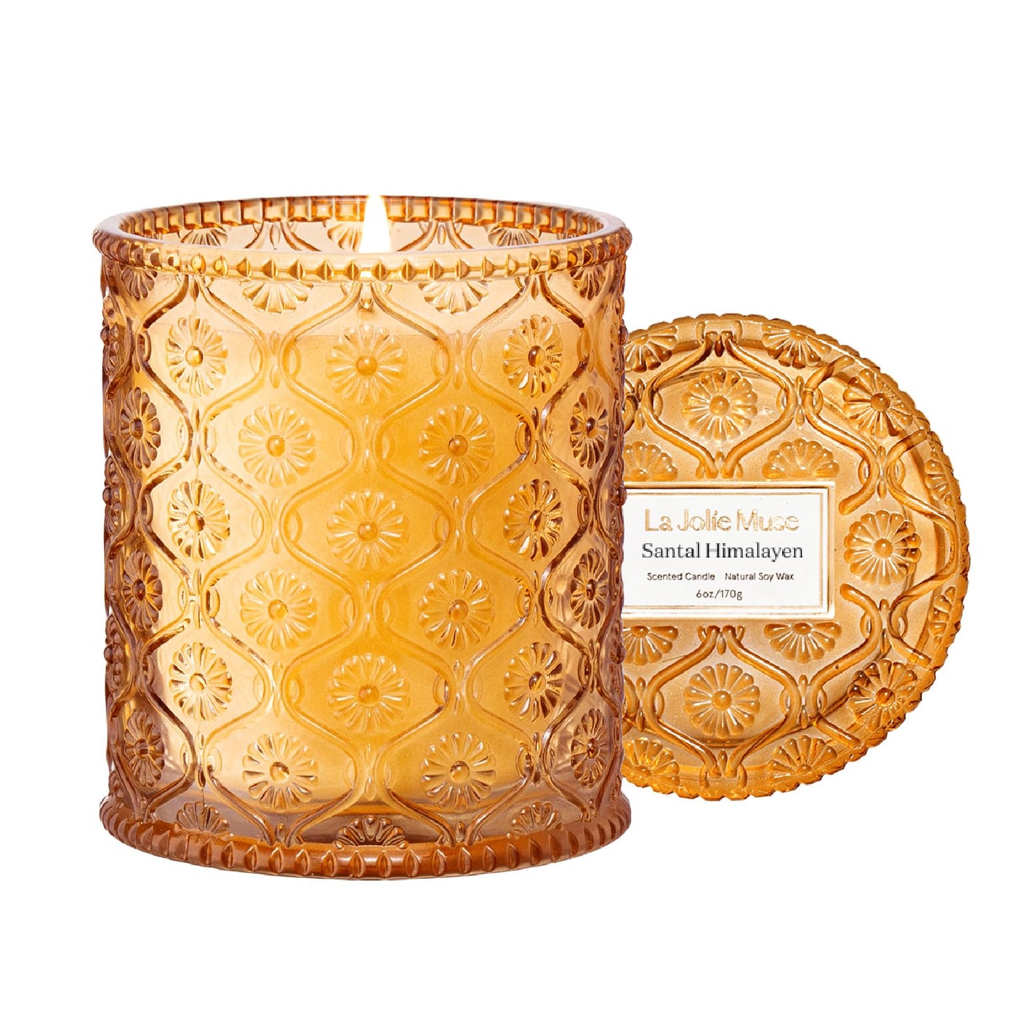 La Jolie Muse Natural Soy Scented Candle - 6oz 40 Hour Burn Time