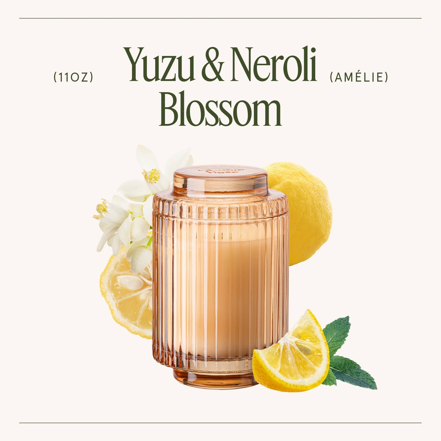La Jolie Muse Amélie Collection - Yuzu & Neroli Blossom 11oz Candle