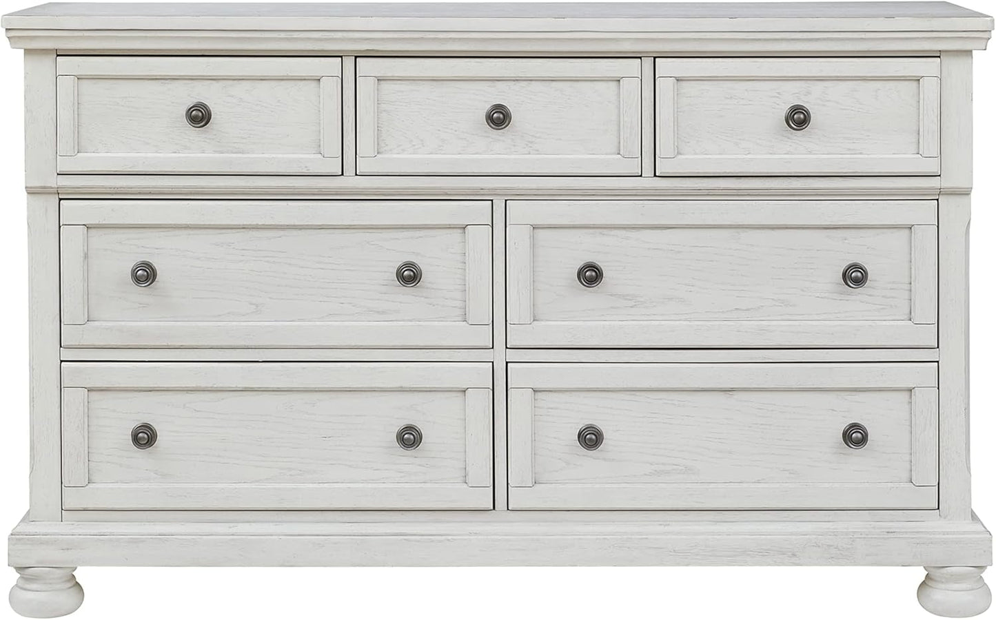 Dresser in Antique White - 7 Drawers