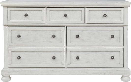 Dresser in Antique White - 7 Drawers