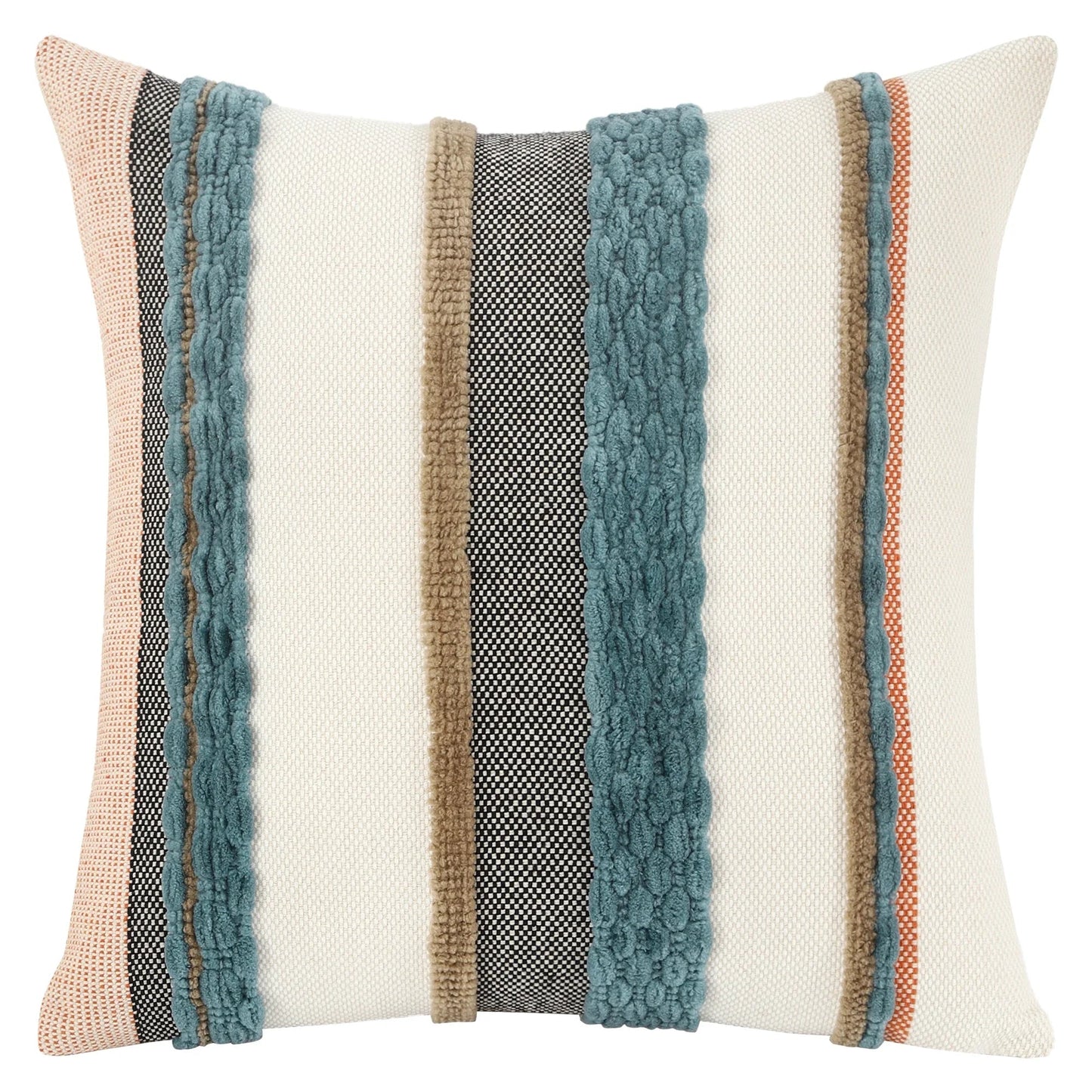 Striped Chenille Throw Pillowcases