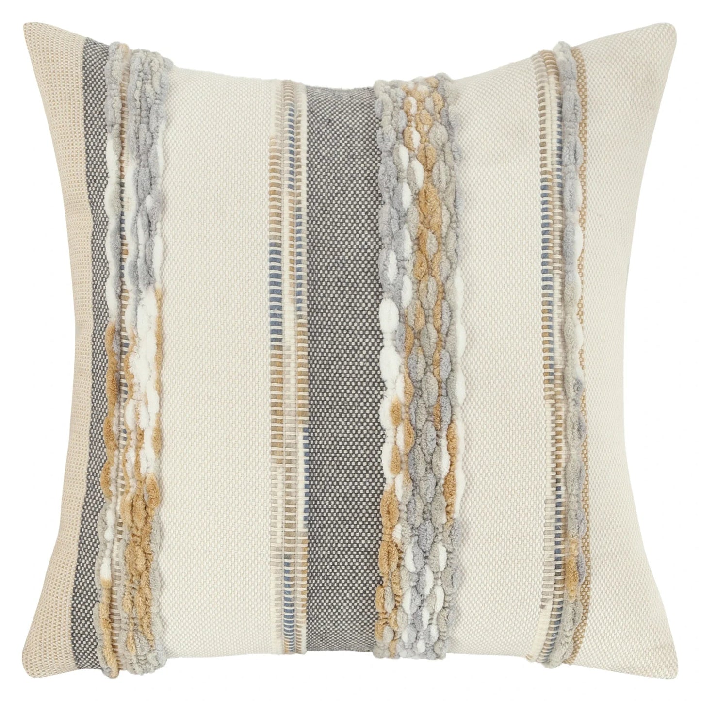 Striped Chenille Throw Pillowcases