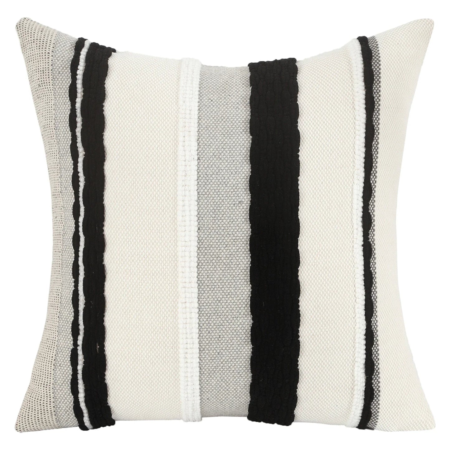 Striped Chenille Throw Pillowcases