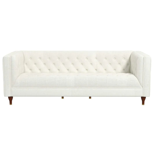 Evelyn Mid Century Modern Boucle Luxury Chesterfield Sofa