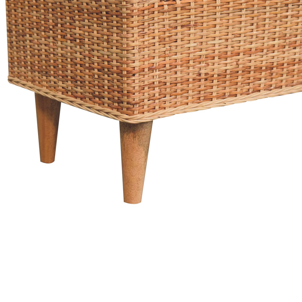 Riviera Woven Bench - Cream Boucle