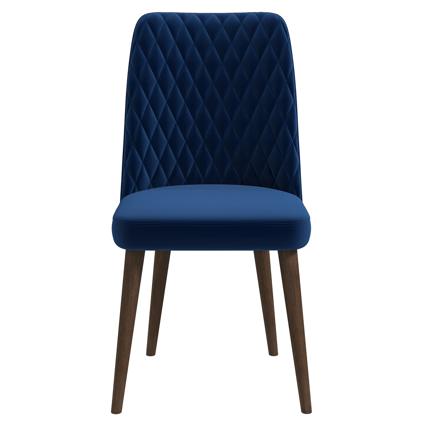 Katie Navy Blue Velvet Dining Chair - Set Of 2