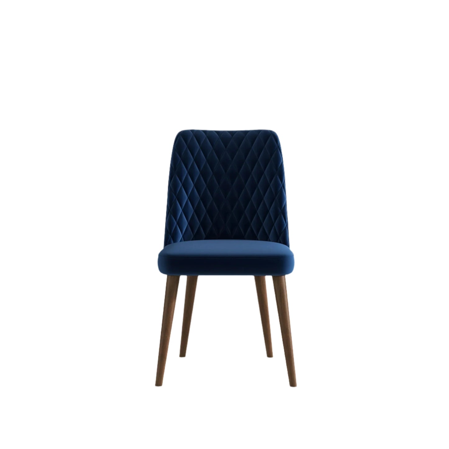 Katie Navy Blue Velvet Dining Chair - Set Of 2