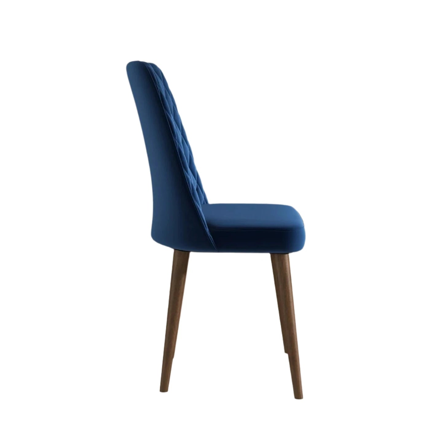 Katie Navy Blue Velvet Dining Chair - Set Of 2