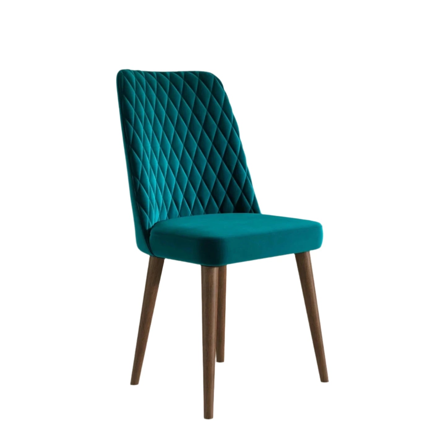 Katie Teal Velvet Dining Chair - Set Of 2