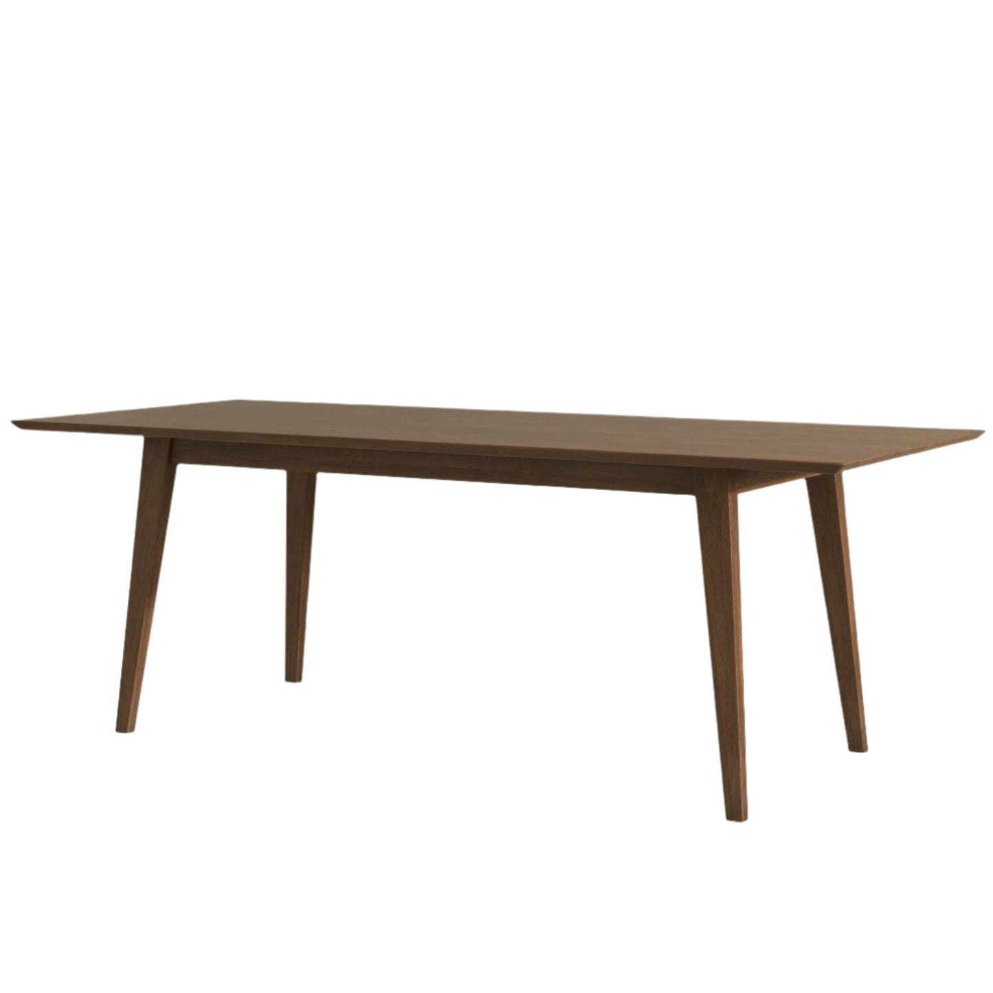 Modern Solid Wood Rectangular Dining Table 86"