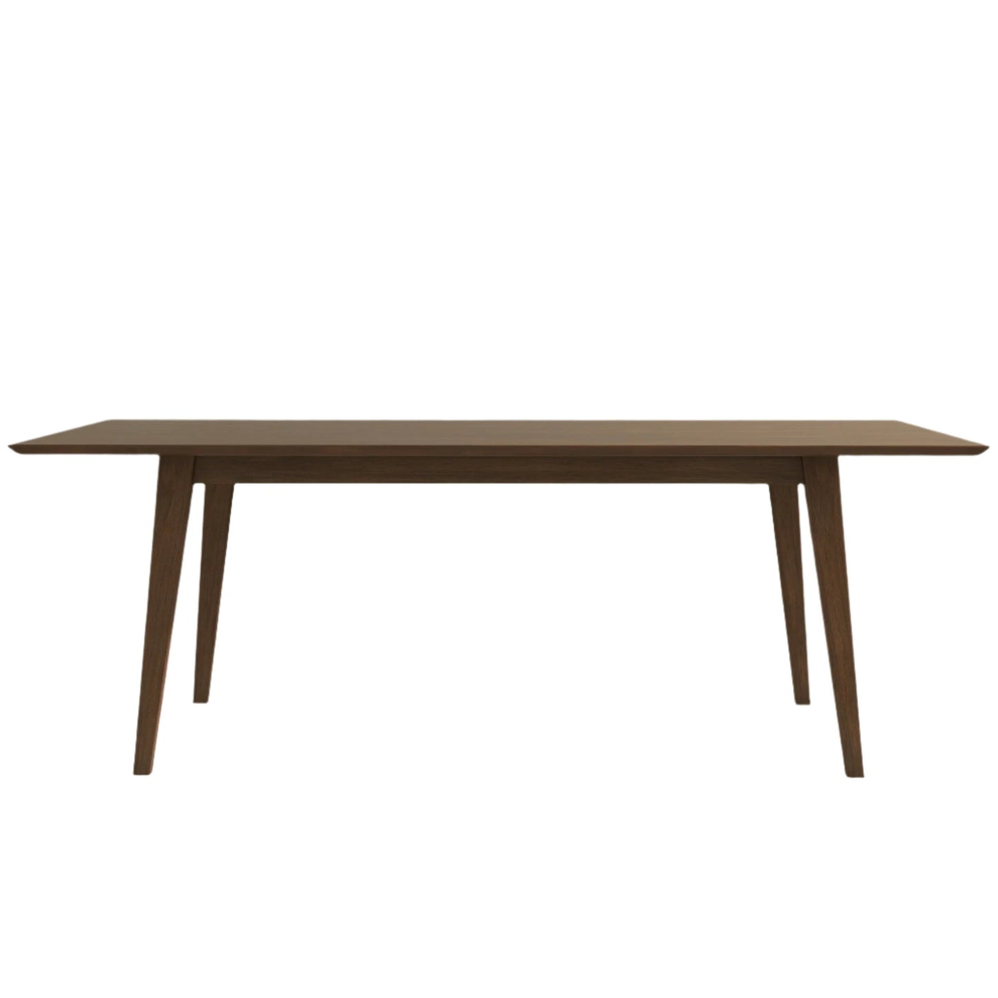 Modern Solid Wood Rectangular Dining Table 86"