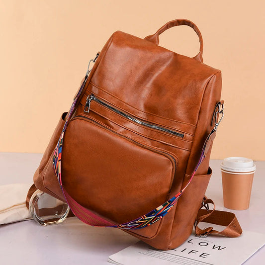 Ari High-Quality Leather Handbag/Backpack