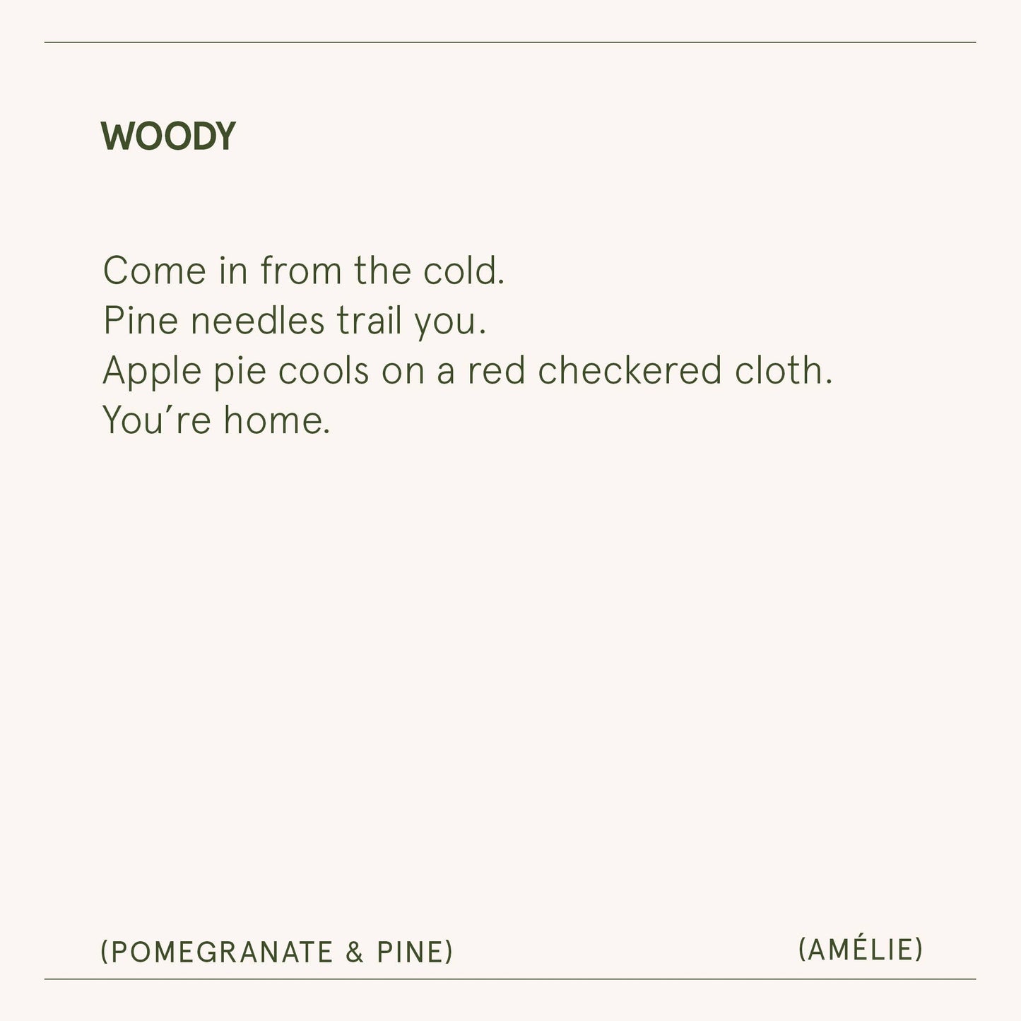 La Jolie Muse Amélie Collection - Pomegranate & Pine 11oz Candle