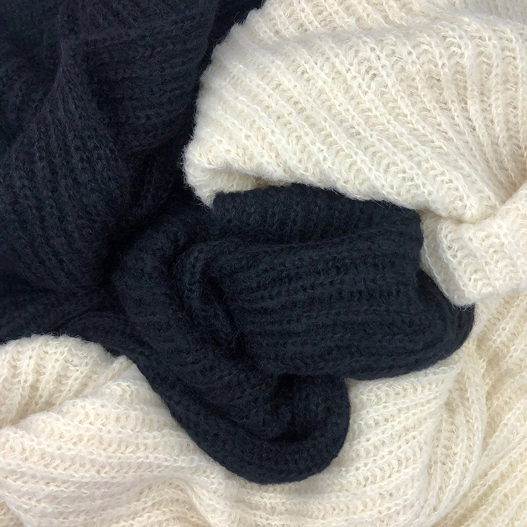 Peruvian Chunky Knit 100% Alpaca Scarf