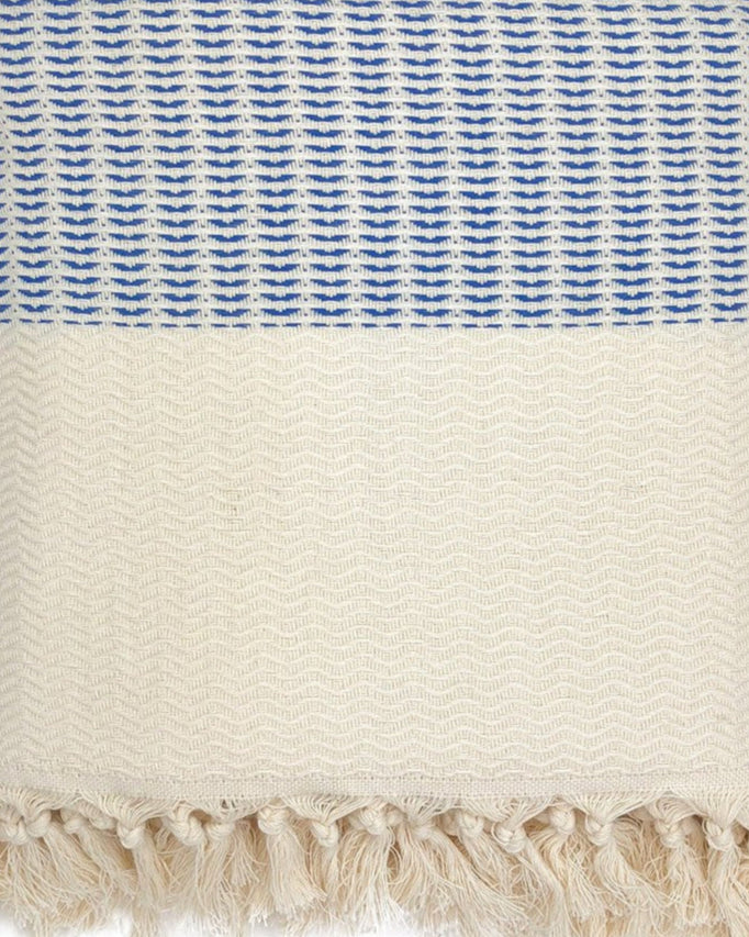 Plush Wavy 100% Turkish Cotton Throw