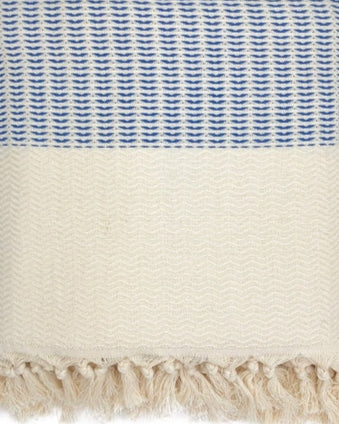 Plush Wavy 100% Turkish Cotton Throw