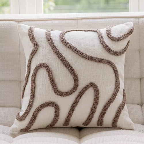 Modern Chenille 18" Throw Pillow Cover