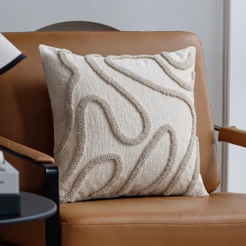 Modern Chenille 18" Throw Pillow Cover