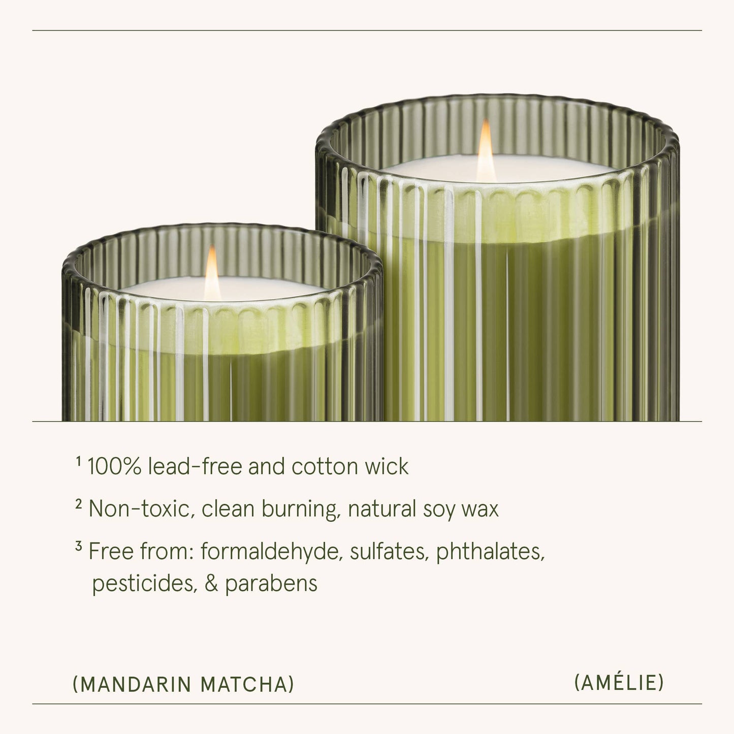 La Jolie Muse Amélie Collection - Mandarin Matcha 11oz Candle