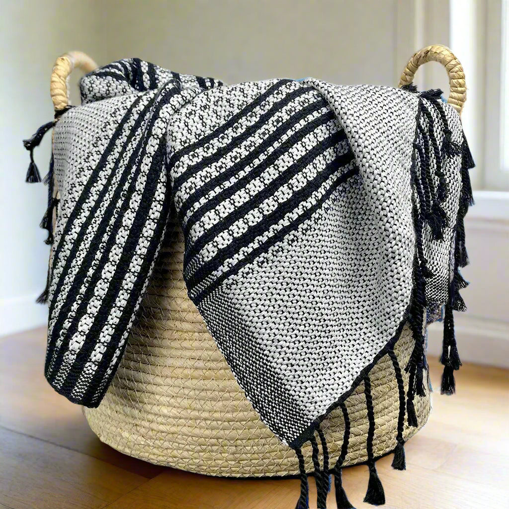 100% Organic Cotton Handloom Throw Blanket