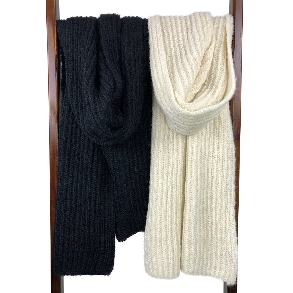 Peruvian Chunky Knit 100% Alpaca Scarf