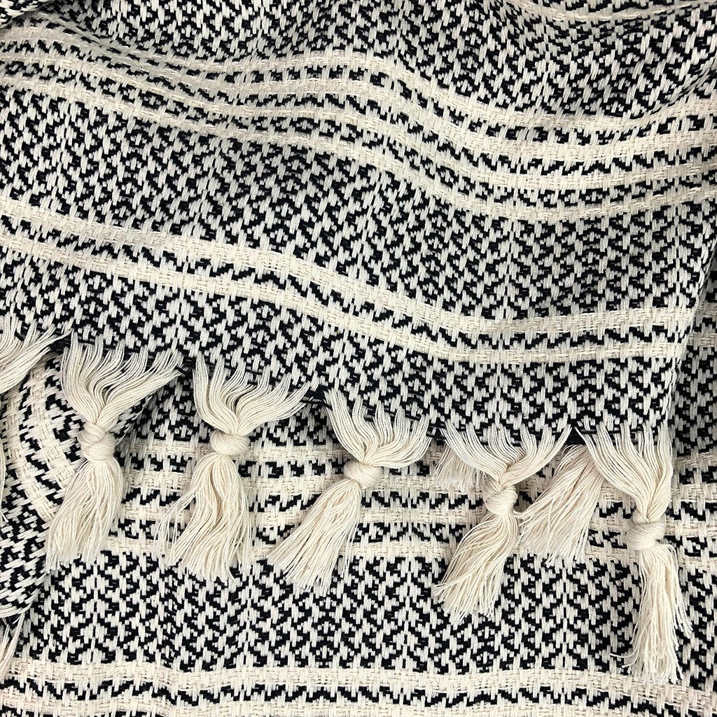 Woven Stripe 100% Turkish Cotton Throw