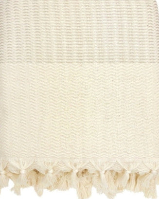 Plush Wavy 100% Turkish Cotton Throw