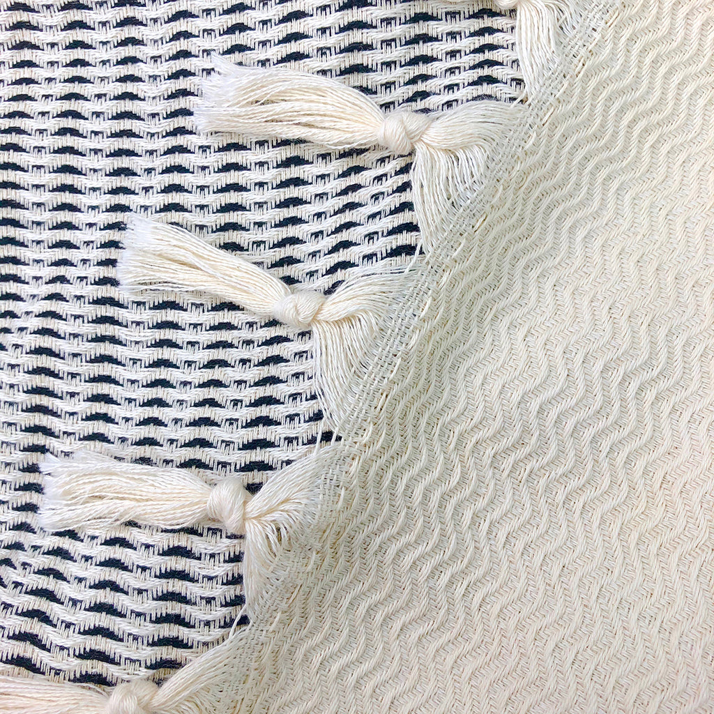 Plush Wavy 100% Turkish Cotton Throw