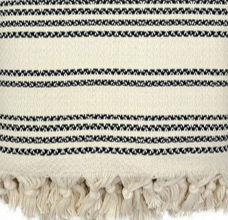 Woven Stripe 100% Turkish Cotton Throw